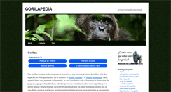 Desktop Screenshot of gorilapedia.com