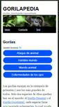 Mobile Screenshot of gorilapedia.com